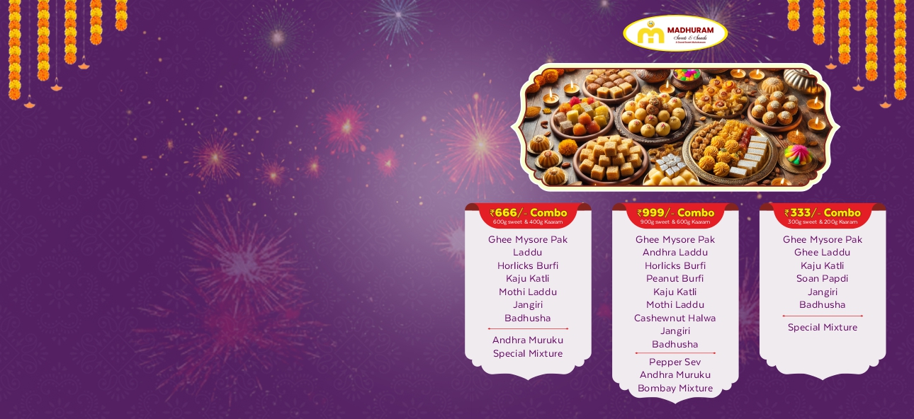 Madhuram Sweets Diwali Combo